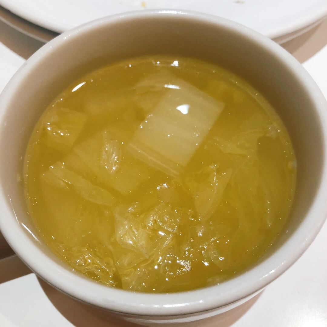 ④：白菜のスープ